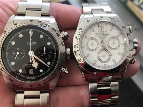 Tudor Big Blocks v vintage Rolex Daytonas 